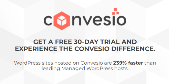 Best WordPress Hosting Convesio - Free Trial